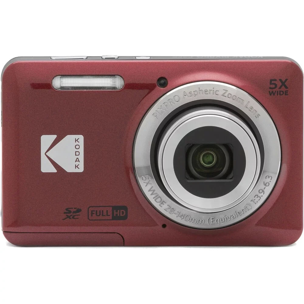 Kodak   Digital Camera (Red) + Spider Tripod + Case+ 1 Yr Warranty
