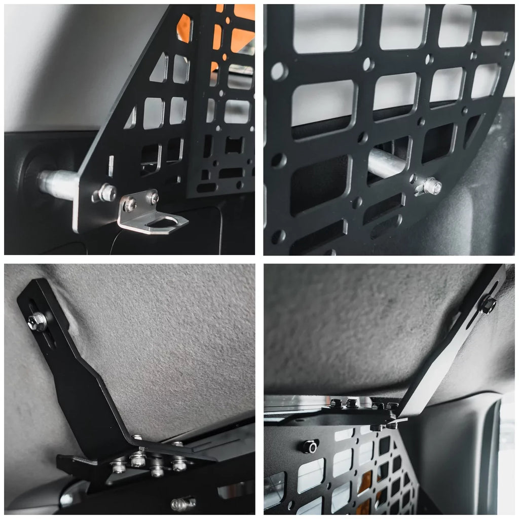 Molle Storage Window Panel Shelf for 2010-2023 Toyota 4Runner Black