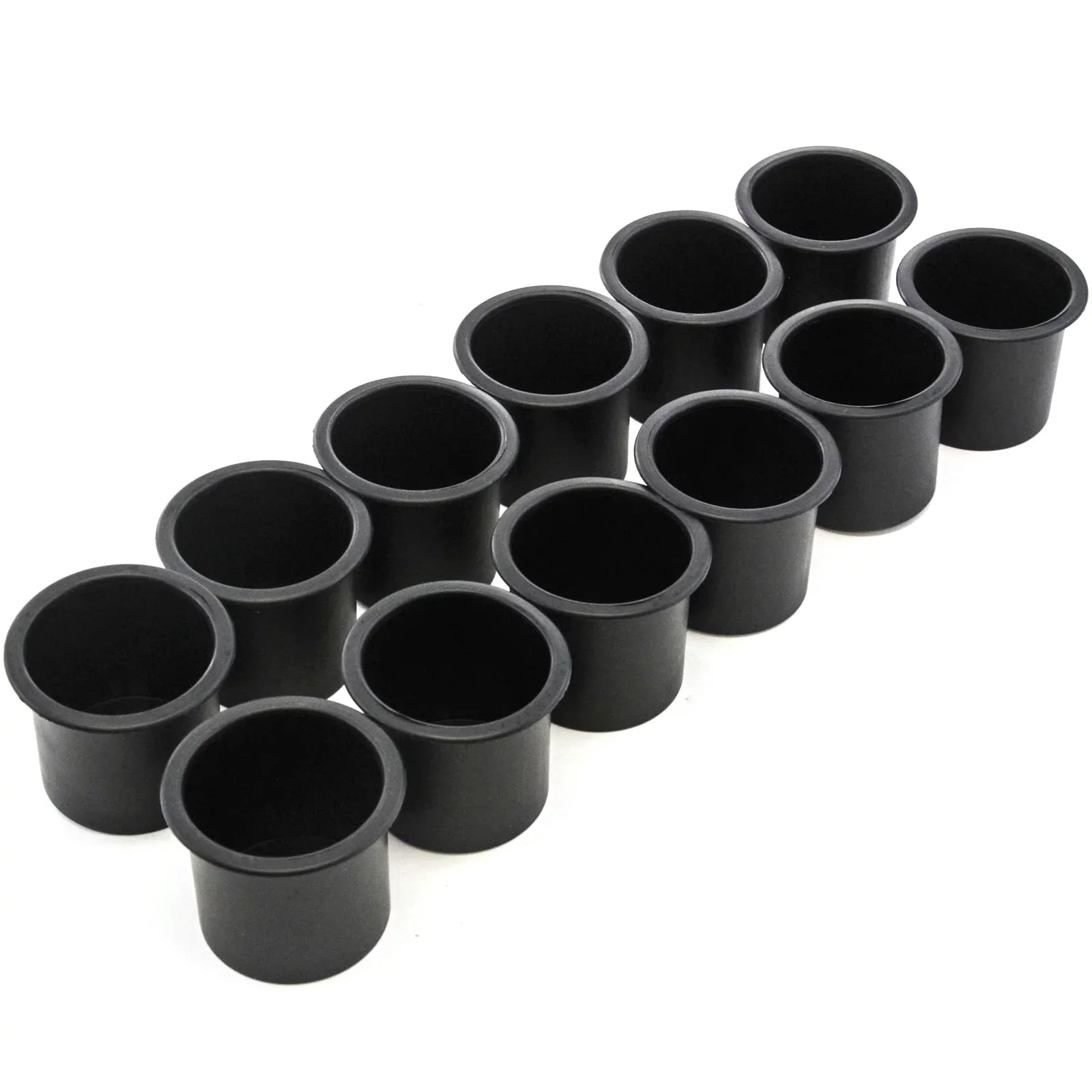 12 Cup Holder Plastic Pocket Recessed Insert Universal for Boat  Car Truck Sofa Game Table Marine Pontoon Motorhome Camper