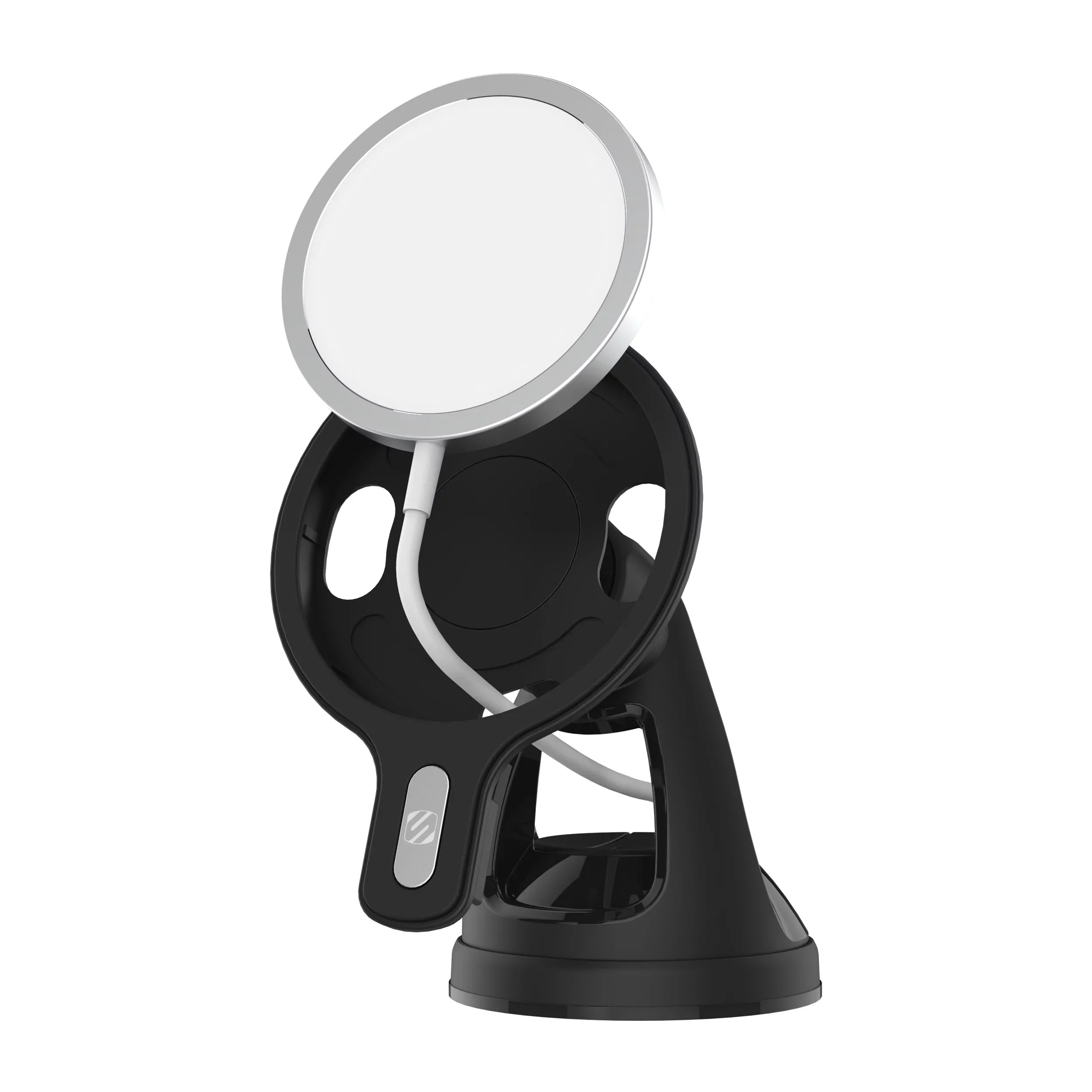 Scosche - MagicMount  Window/Dash Car Phone Holder Mount Kit (MagSafe Charger Is  Included) Compatible with MagSafe Chargers, Black