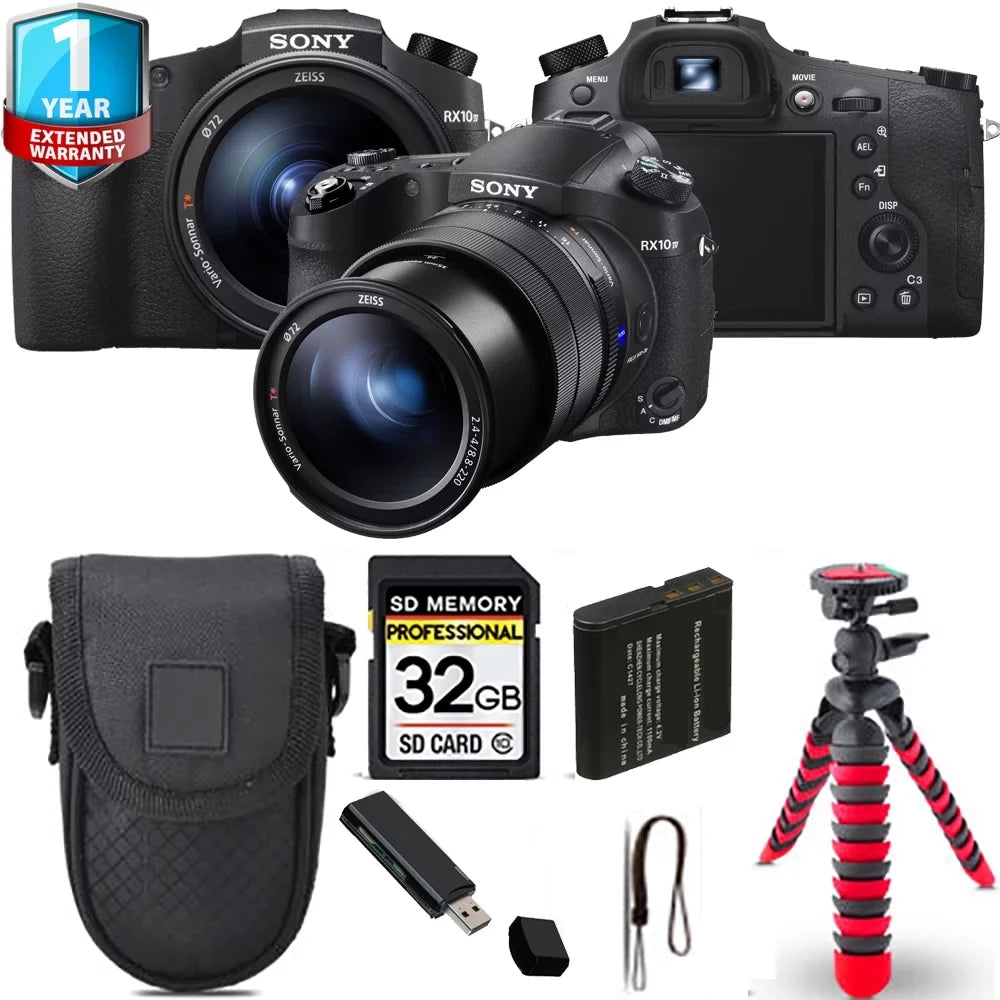 Sony Cyber-shot -  Digital Camera + Spider Tripod + Case+ 1 Yr Warranty