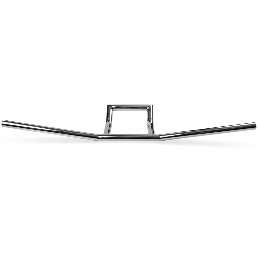 Krator Motorcycle Handlebar 1" Chrome Box Window Attack Style Compatible with Yamaha  400 600 750 1000