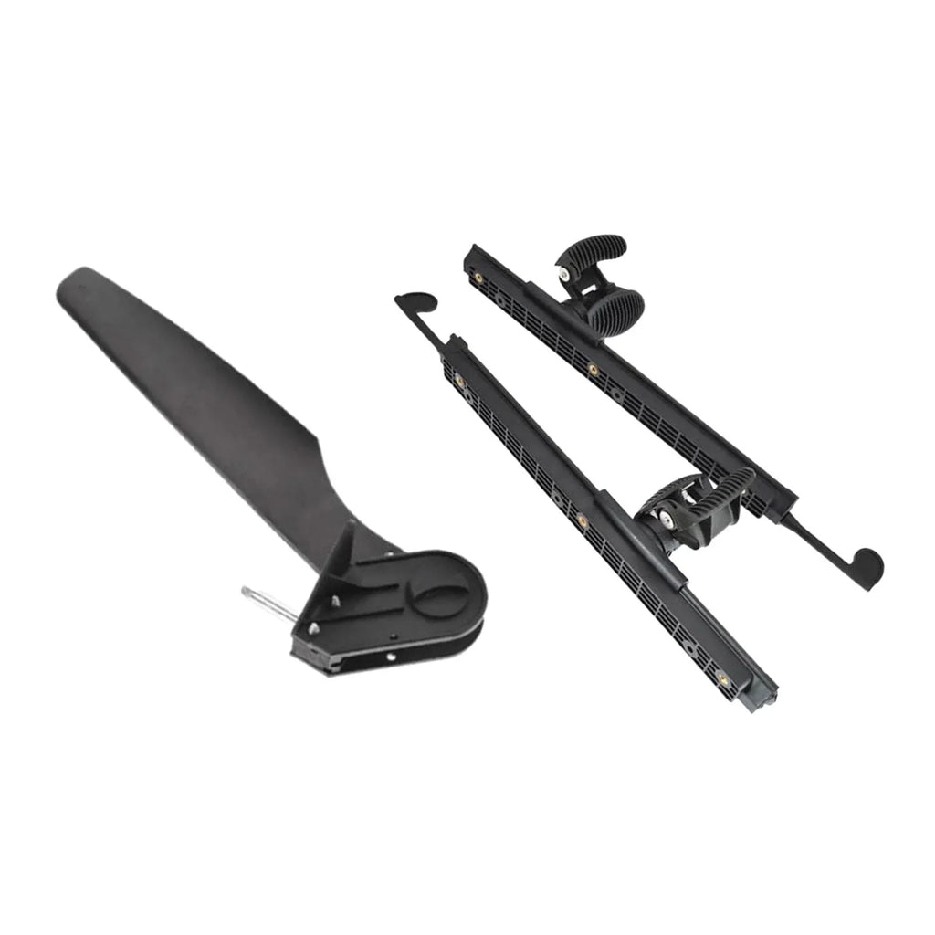 Kayak Rudder Kayak Foot Pegs Boat Tail Watercraft Rudder with Foot Brace Pedals for Fishing Boat Canoeing Marine Accessories