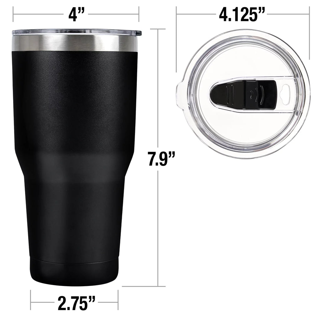 Harry Potter And The Deathly Hallows Part 2 Official Luna Lovegood Spectrespecs Quote 30 oz Travel Tumbler, Stainless Steel, Vacuum Insulated with Leak Resistant Slide-Lock Lid