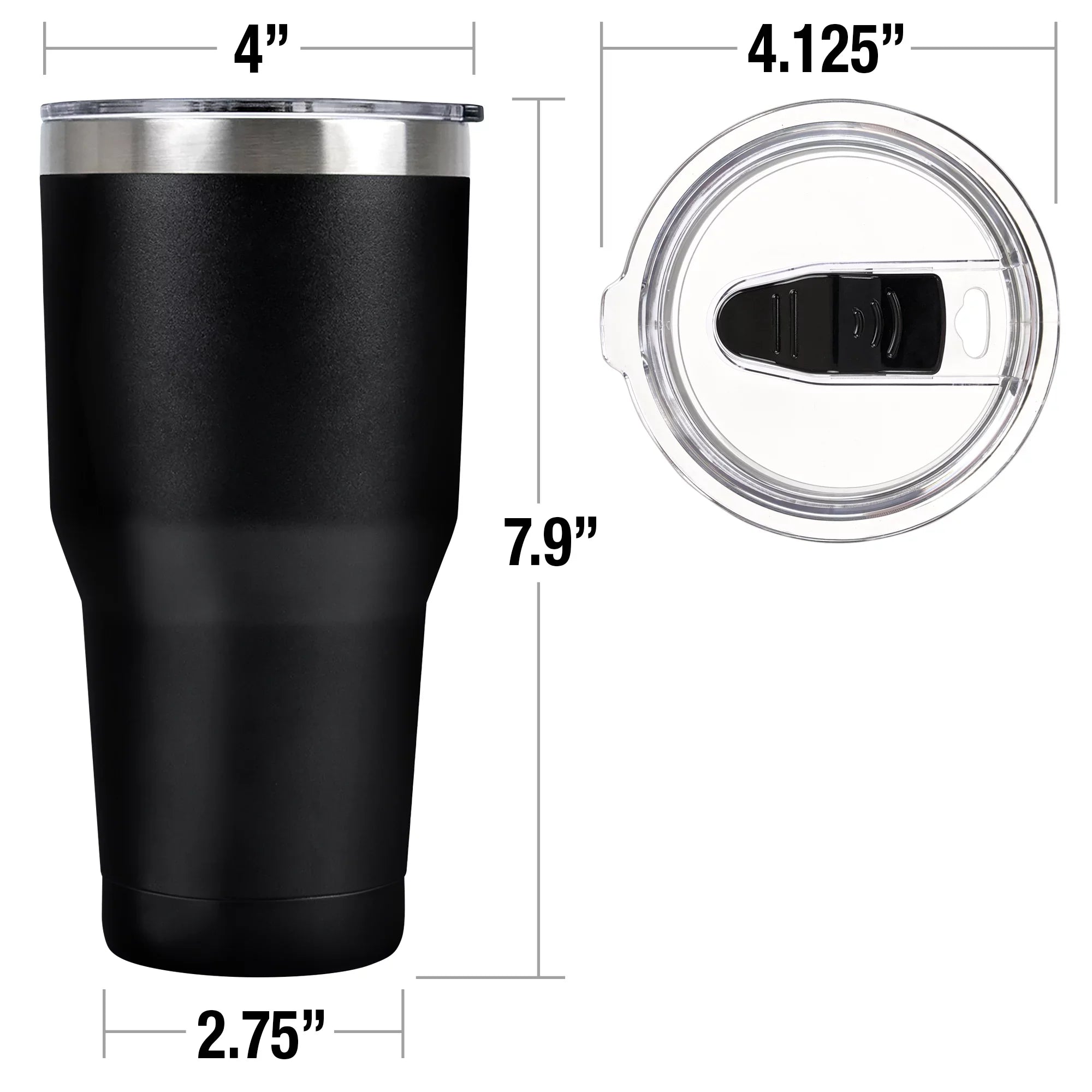 Harry Potter And The Deathly Hallows Part 2 Official Luna Lovegood Spectrespecs Quote 30 oz Travel Tumbler, Stainless Steel, Vacuum Insulated with Leak Resistant Slide-Lock Lid