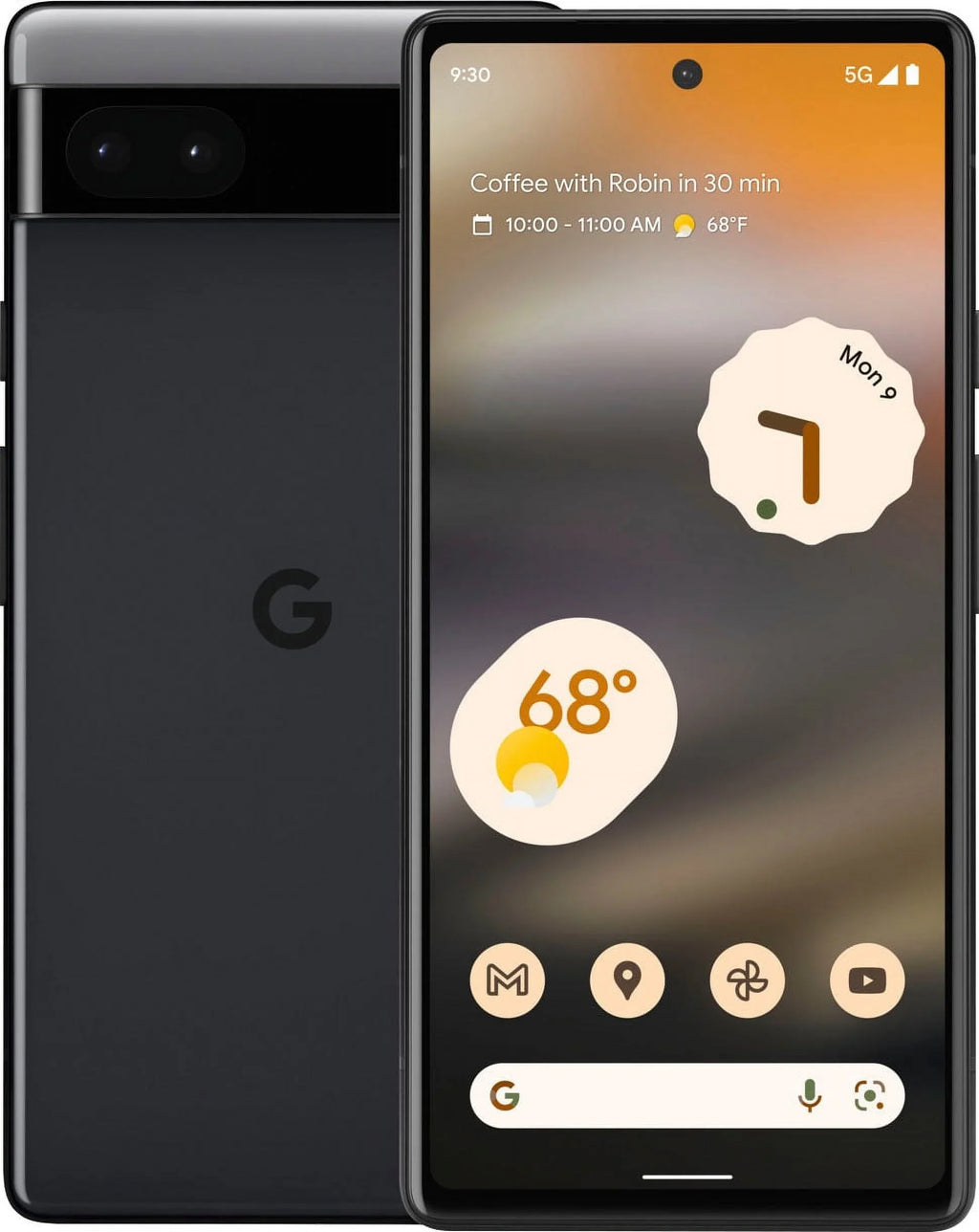 Restored Google Pixel 6a 128GB Charcoal (Unlocked)  (Refurbished)