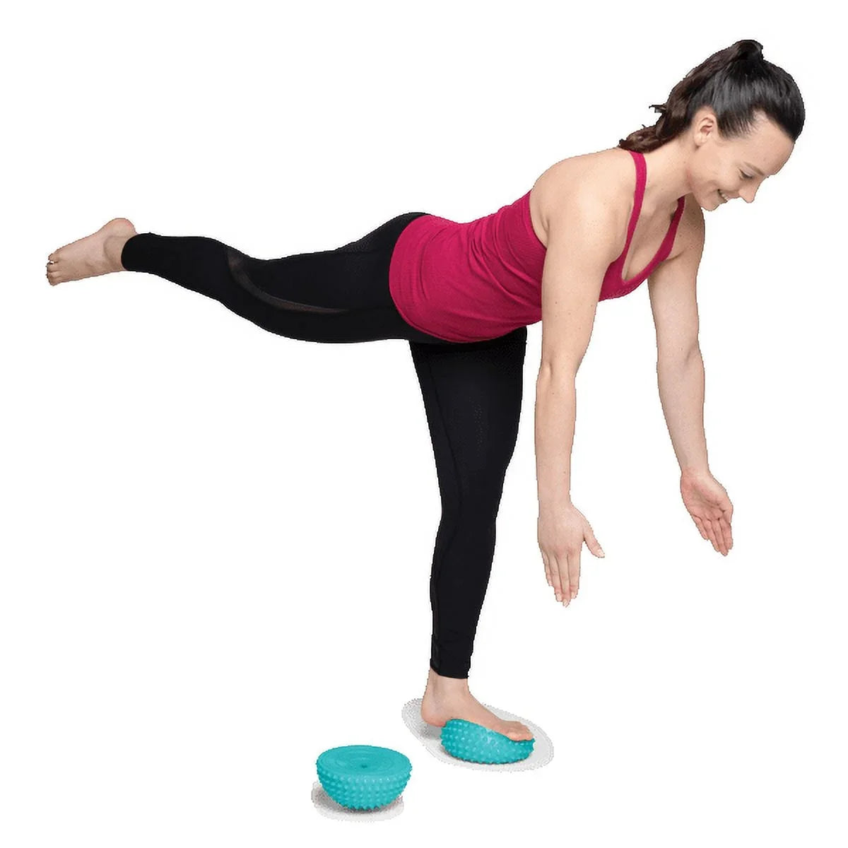 Aligned Life Domes (Pair) - Textured Balance Pods - Stability and Balance Training Equipment - Sensory and Self-Massage Tools - by Lauren Roxburgh