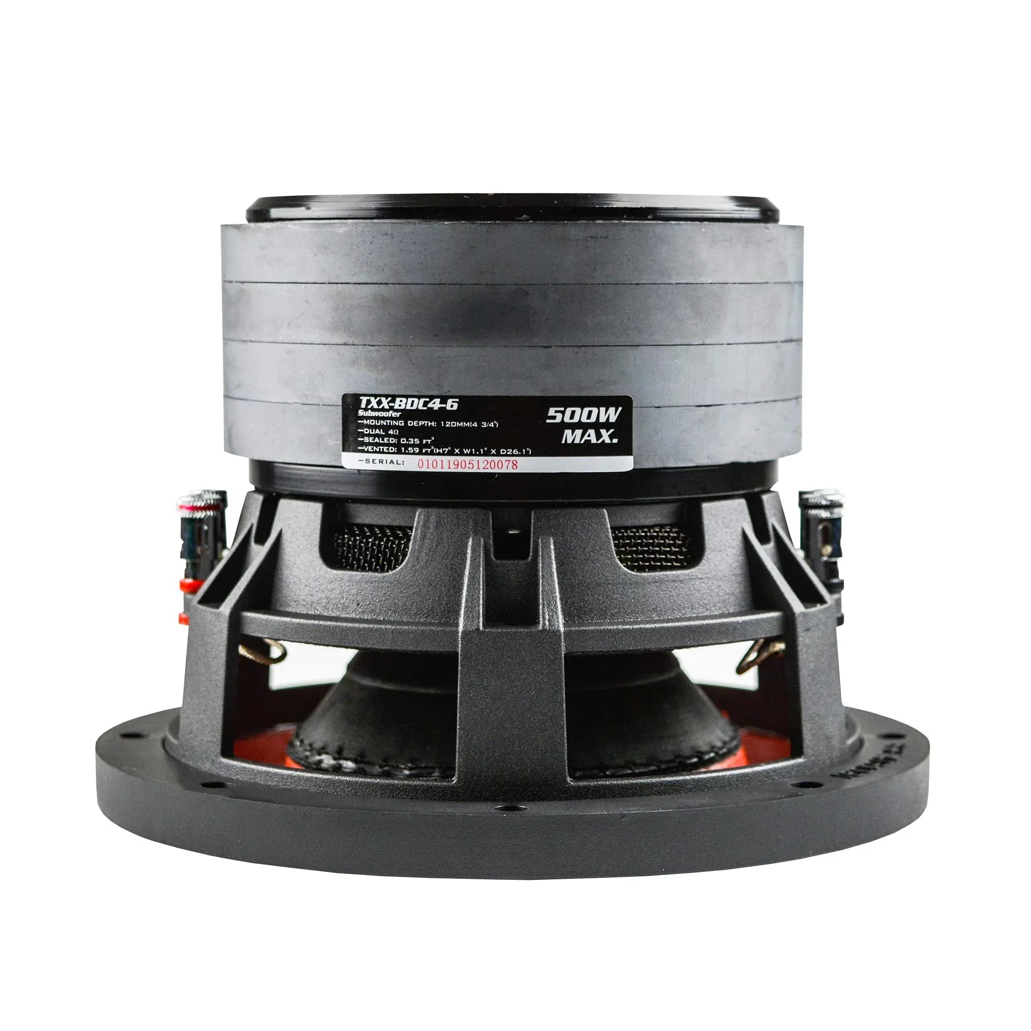 AudioPipe  Quad Stack 6.5 Inch 500 Watt Car Audio System Subwoofer