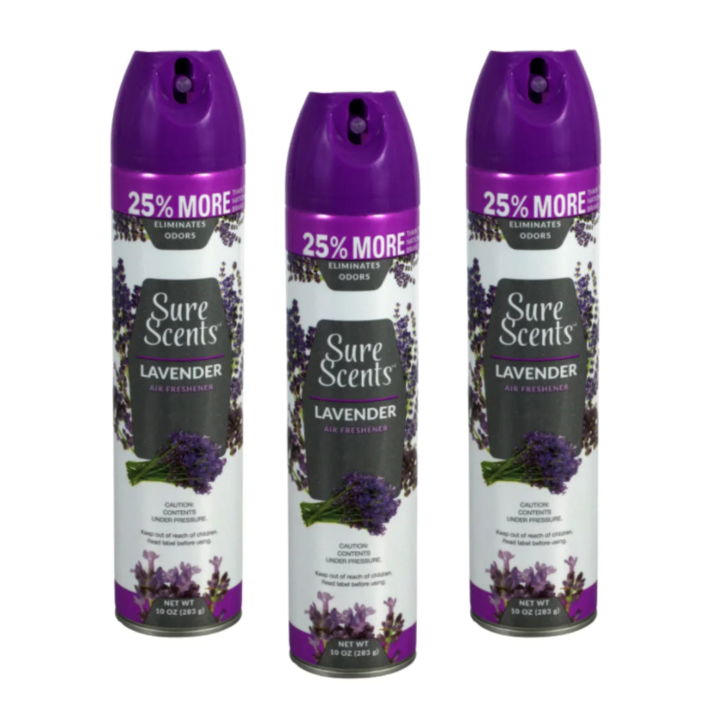Odor Eliminator - 6 Pack - Neutralizes Cigarette, Pets, Bathroom, & Garbage Ordors Air Fresheners with a Light Breeze Scent, 8.5 oz. air purifier