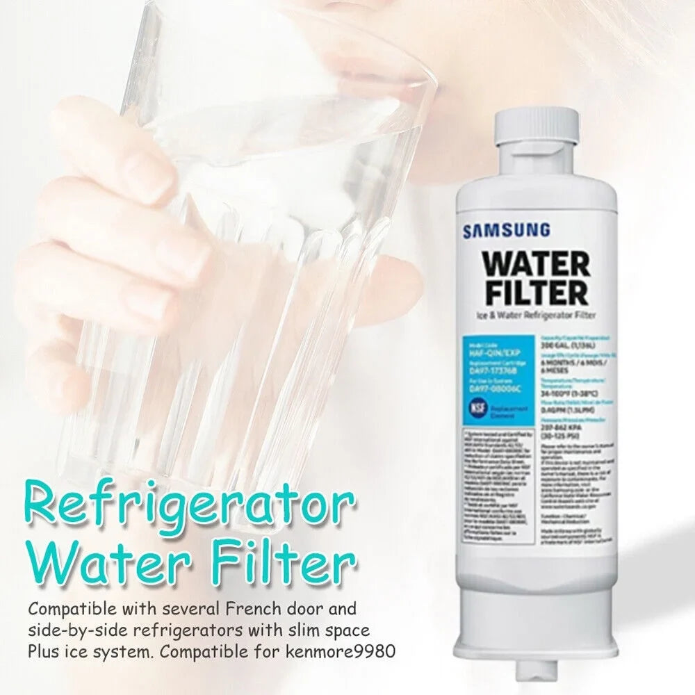 4  -17376B Compatible with -/, -, -08006C Refrigerator Water Filter