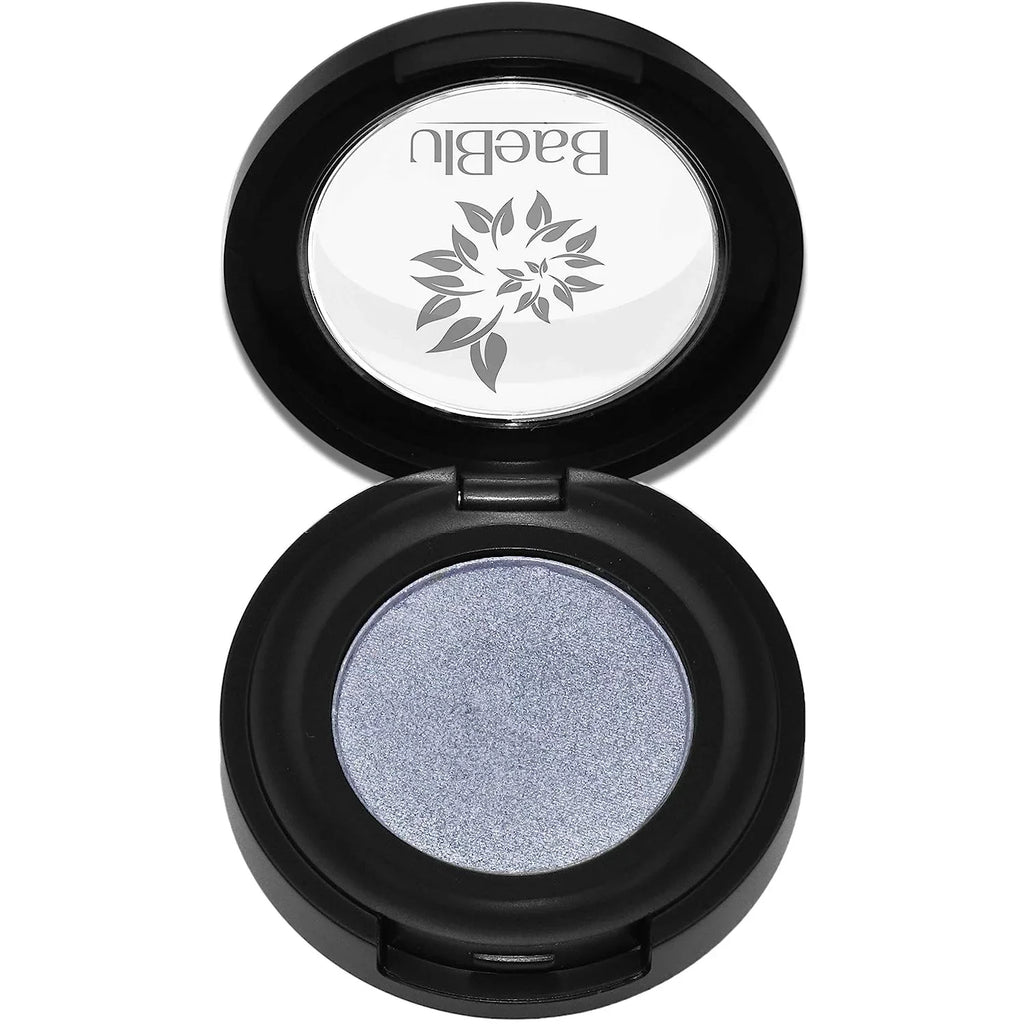 BaeBlu Hypoallergenic Eyeshadow Organic 100% Natural Finely Pressed Velvety Smooth Powder, Made in , Sterling