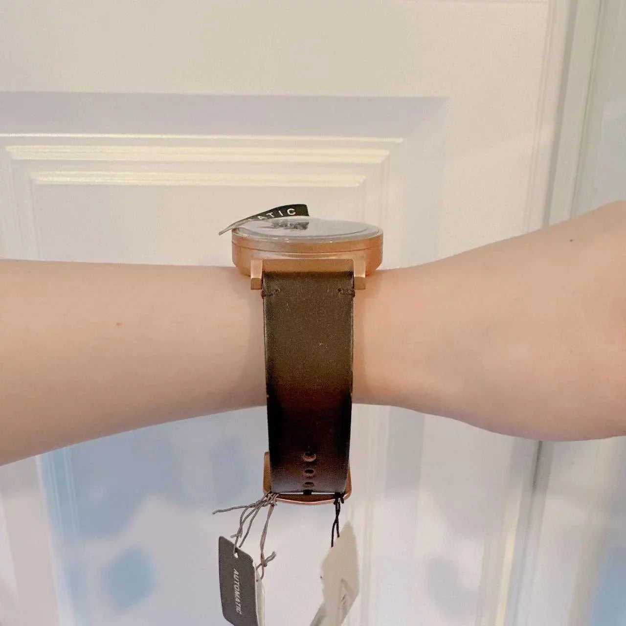 Fossil  Barstow Automatic Brown Leather Watch