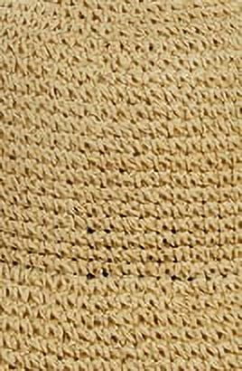 Women’s Kate Spade New York Metallic Crochet Bucket Hat Tan