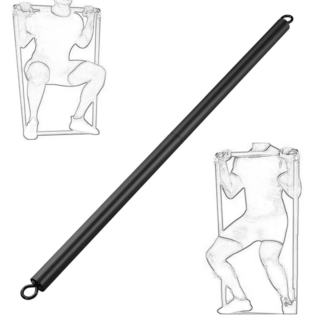 Pilates Bar Pull Down Bar Heavy Duty  Pulldown Attachments Cable Machine Attachment Bar Straight Bar for Home Shoulder