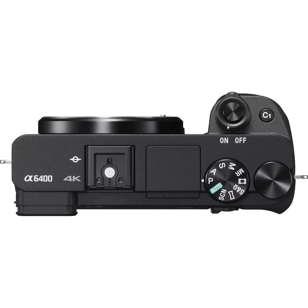 Sony a6400 Mirrorless Camera +50mm f/1.8  Lens (Black) -