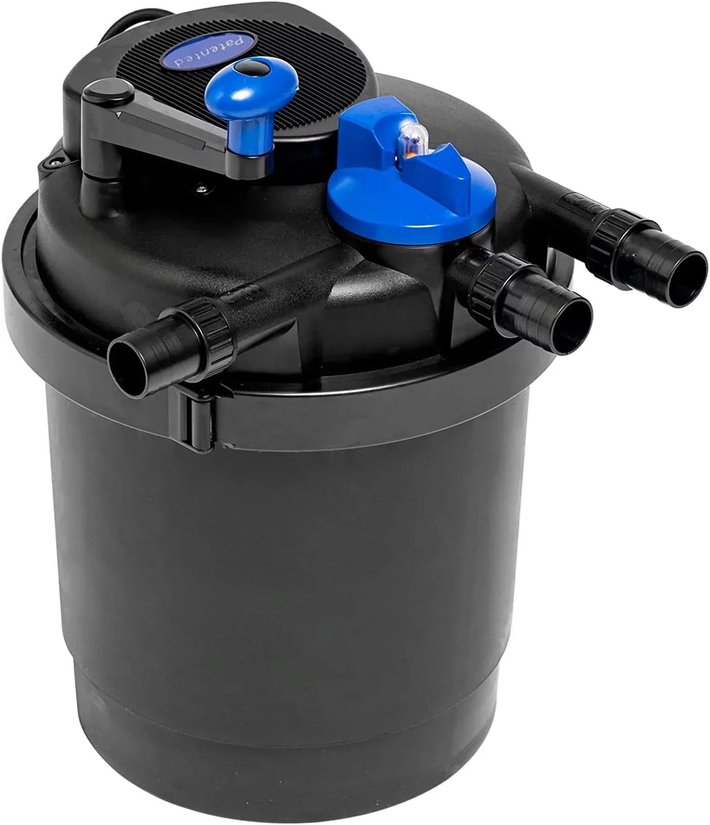 '-2500 Bio Pressure Pond Filter with 13w Clarifier, Up to 1600 gallons