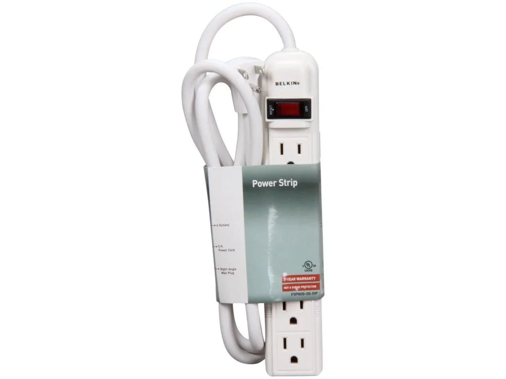 '-05R- 6 Outlets Power Console 5 ft. Cord Length