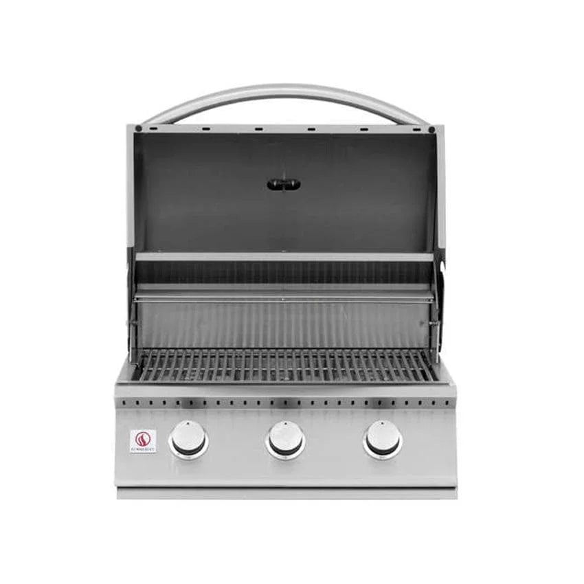 Summerset Sizzler 26-Inch 3-Burner Built-In Propane Gas Grill - -