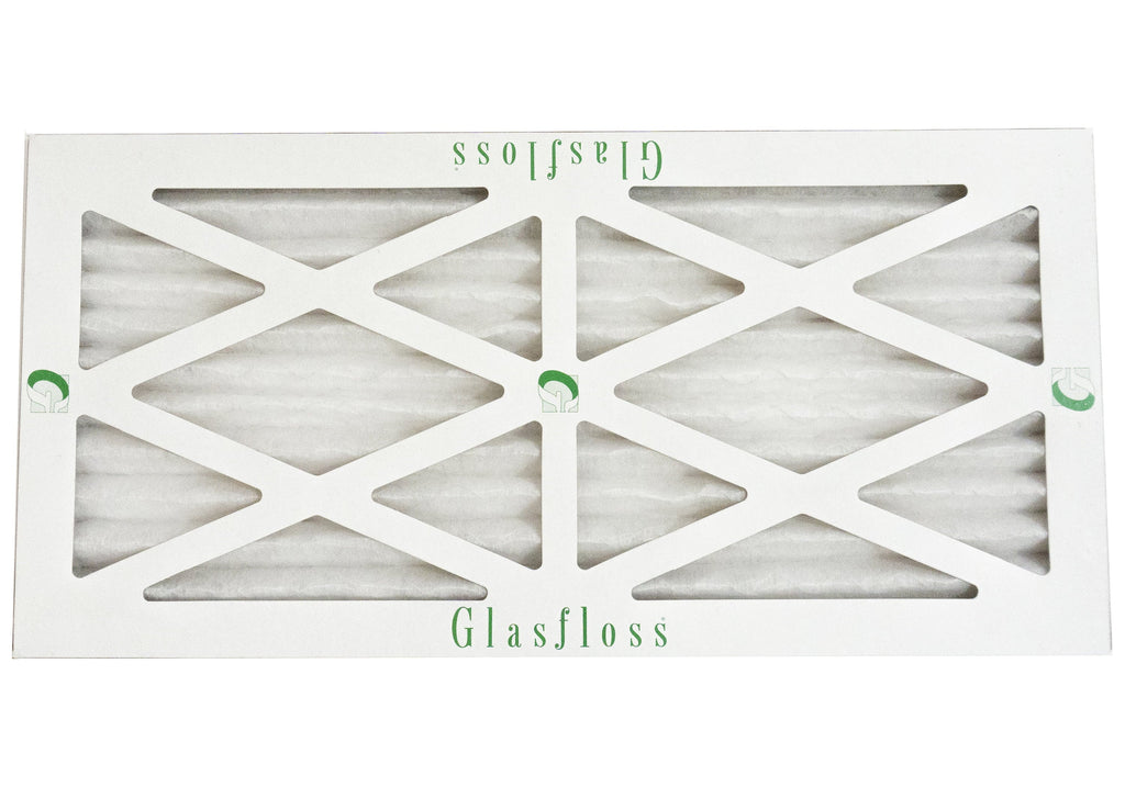 Glasfloss 8x24x1 -  10 -Qty:12 - Furnace Air Filter - Made in  (Actual Size: 7.5 x 23.5x7/8 inch)