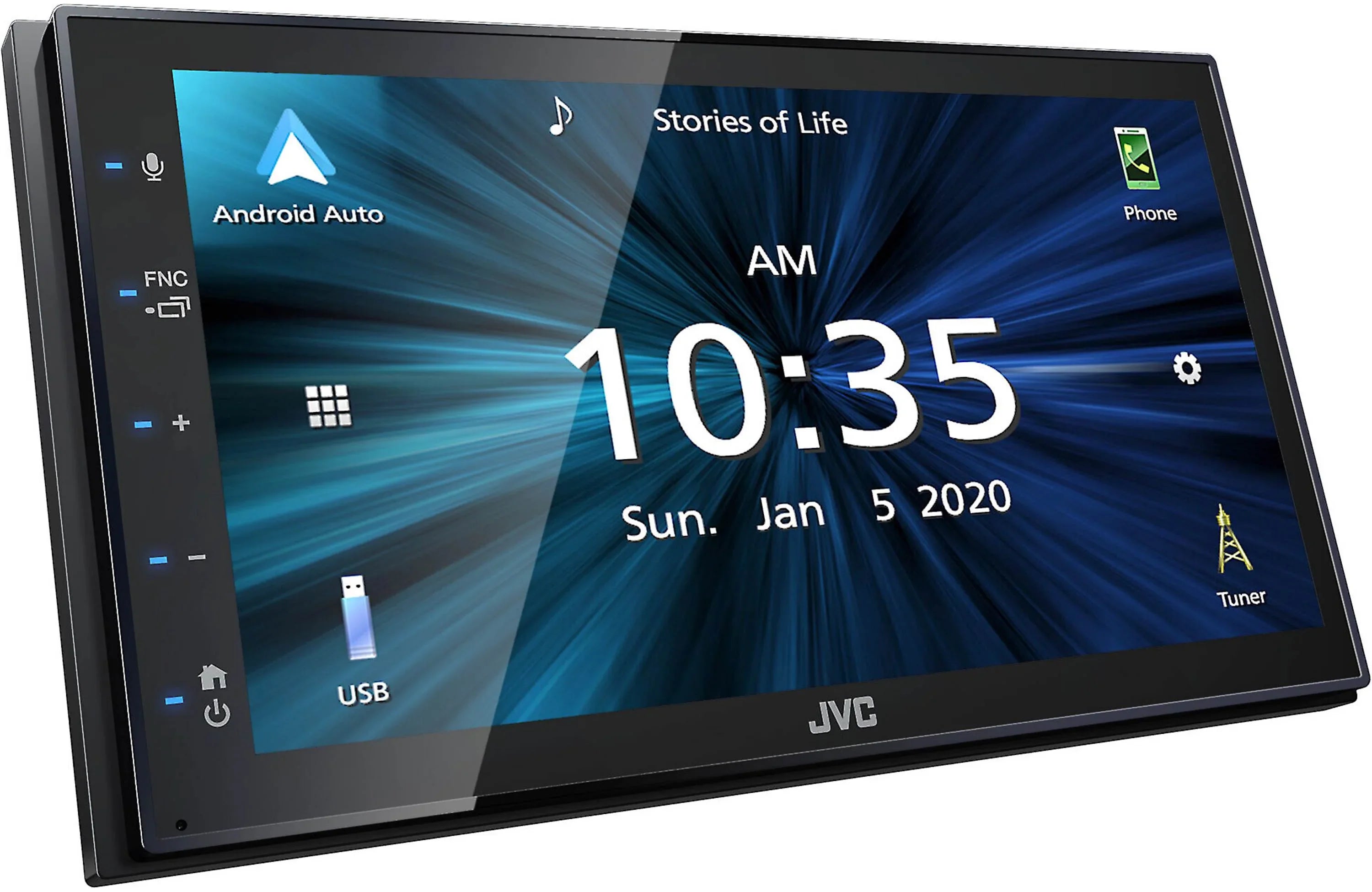 '- Digital Multimedia Receiver w/ fixed 6.75" Touchscreen Monitor+Absolute  Rearview Camera & Magnet Phone Holder