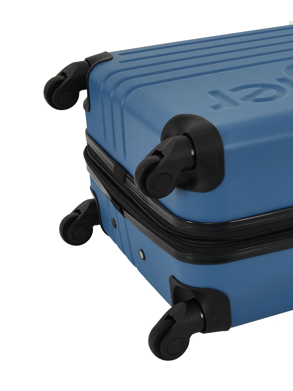 Wrangler 3pc. Expandable Rolling Upright Travel Luggage Set, Vallarta Blue