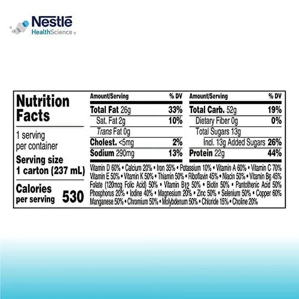 Boost Very High Calorie Nutritional Drink, Chocolate, 8 Fl Oz (Pack of 24)