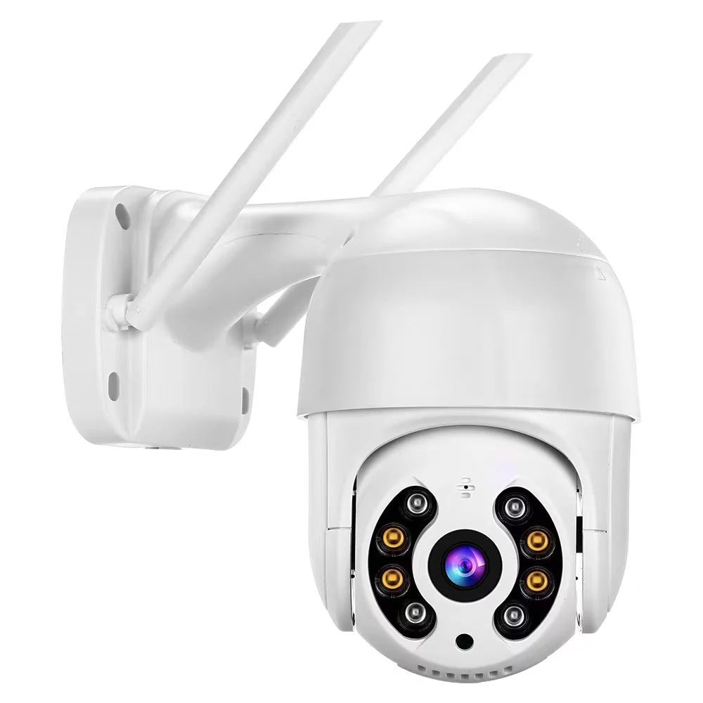 Htovila Outdoor WiFi  Camera, 2MP Wireless WiFi  Camera Home System with 360° View, Color Night Vision, 2-Way Audio, Motion Detection, Activity Alert, Remote Access,  Waterproof