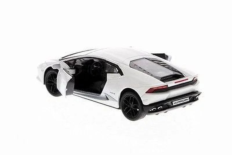 Set of 4: 5" Kinsmart Lamborghini Huracan -4 Diecast Model Toy Car 1:36