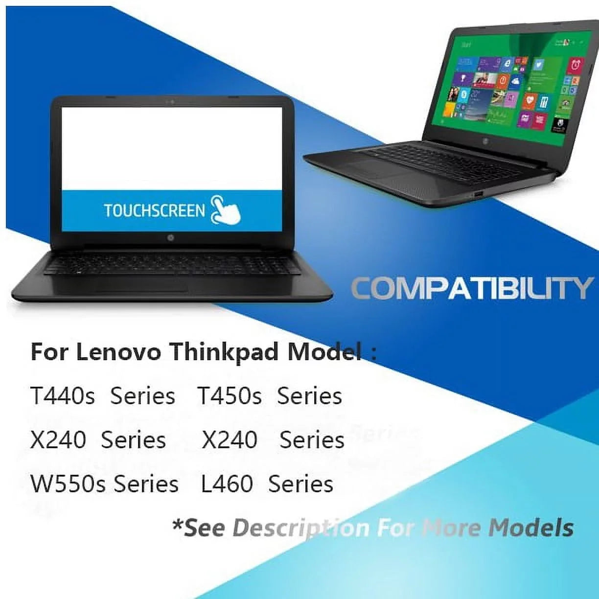 6-Cell Replacement Laptop Battery for Lenovo ThinkPad  T440s   T460p   W550s    45N1124 45N1125 45N1127 45N1128