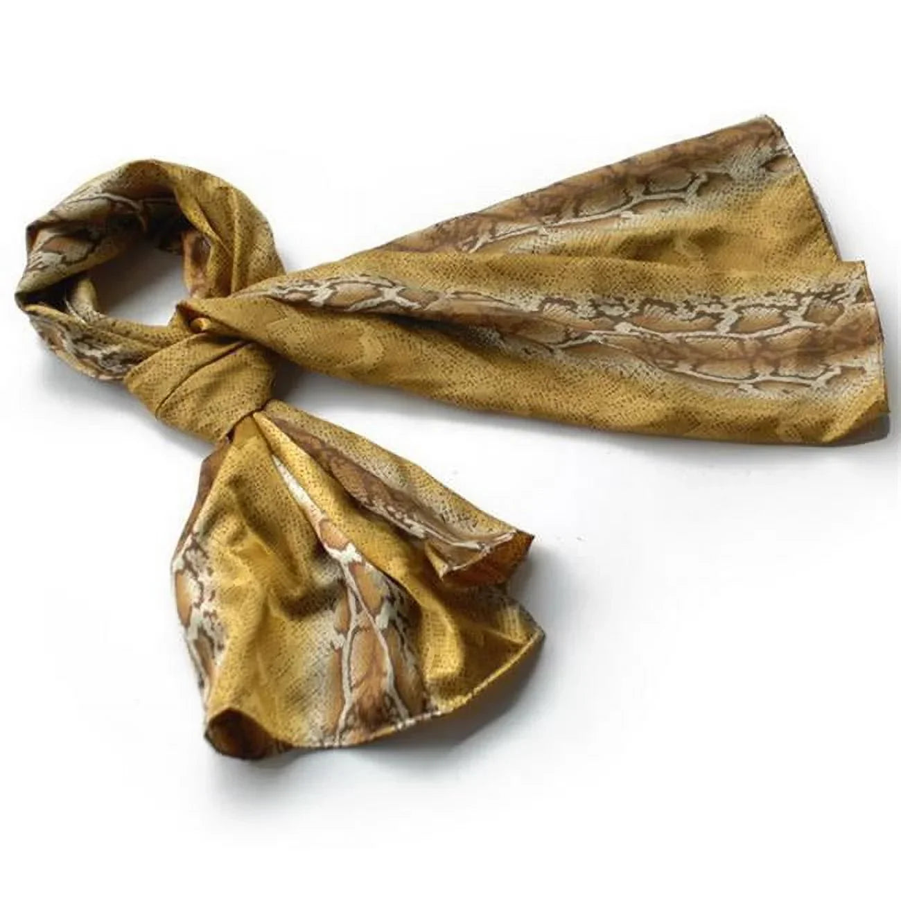 '-- Blancho Gold Boa Noble Fashion Delicately Soft Silky Scarf/Wrap/ShawSmall