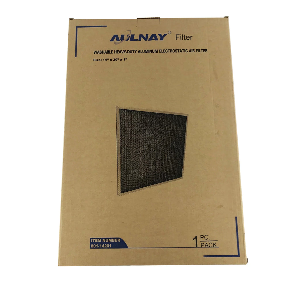 Aulnay Aluminum Electrostatic Air Filter (14" x 20" x1"), Furnace Central  Filter, Washable Metal  Air Filter