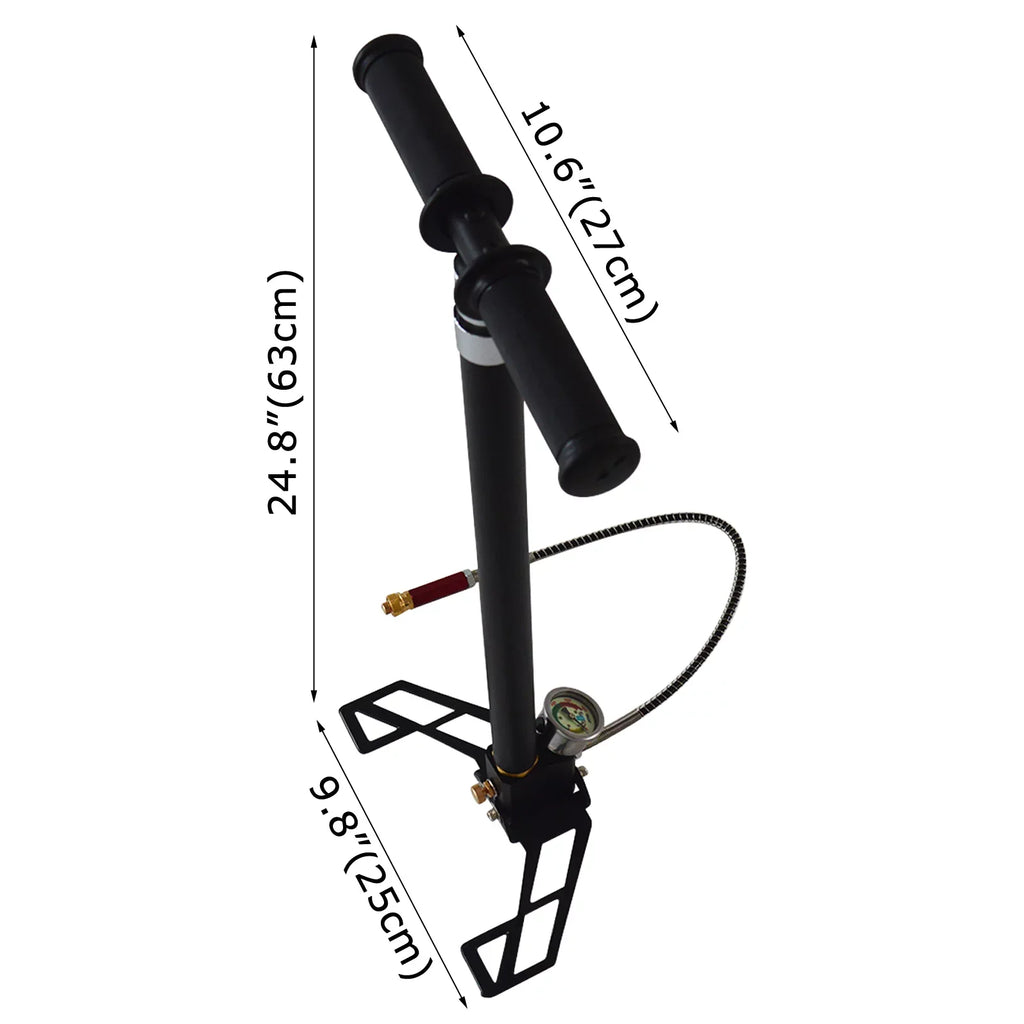 Techtongda 5800PSI Four Stage High Pressure  Hand Operated Air Pump Inflator Hunting