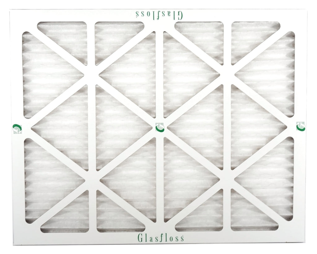 Glasfloss 14x22x1 -  10 -Qty:12 - Furnace Air Filter - Made in  (Actual Size: 13.5 x 21.5x7/8 inch)
