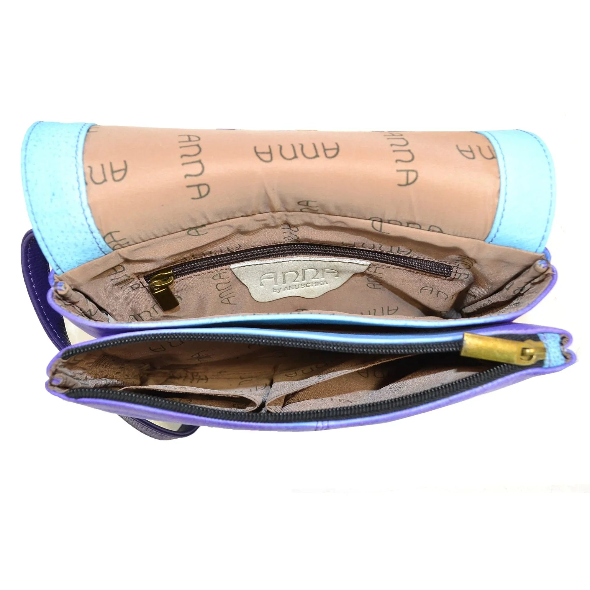 Small Flap Crossbody Organizer - 8218