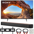 Sony  43 inch  4K Ultra   Smart  2021 Model Bundle with Deco Home 60W 2.0 Channel Soundbar, 37"-70"  Wall Mount Bracket Bundle and 6-Outlet Surge Adapter
