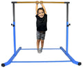 5 Star- Gymnastics Training Kip Bar for Kids, Expandable Between 3  to 5 , Adjustable Height Horizontal Bar Gymnastic Training Fitness Equipment for Home Practice Tumbling (Blue)