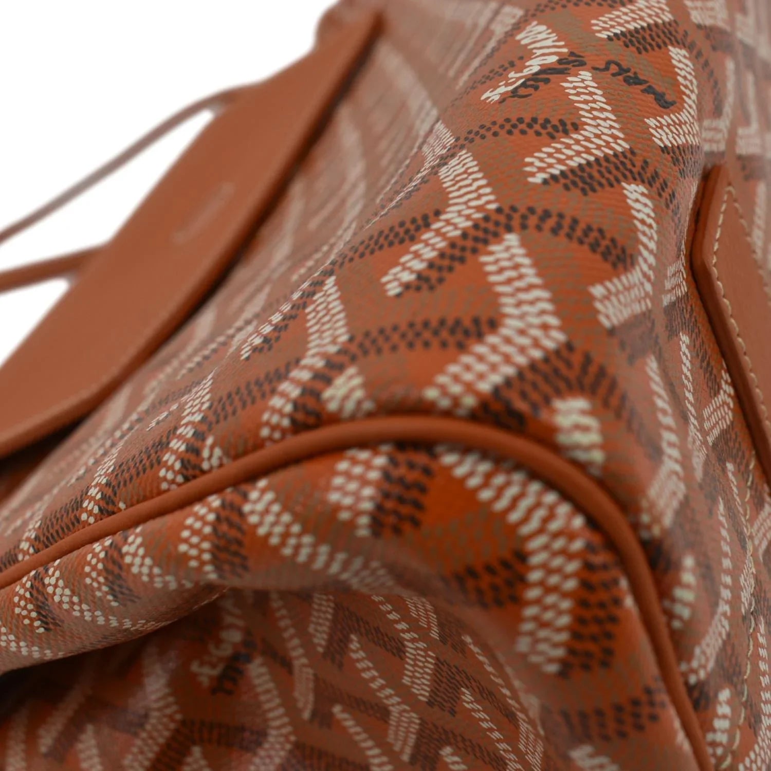 Pre-owned  Rouette Soft Canvas Shoulder Bag Orange