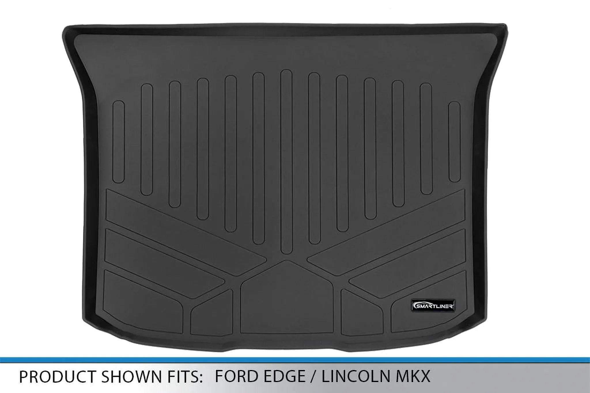 All Weather Custom Fit Cargo Trunk Liner Floor Mat Black Compatible With 2007-2014 Ford Edge / 2011-2015 Lincoln