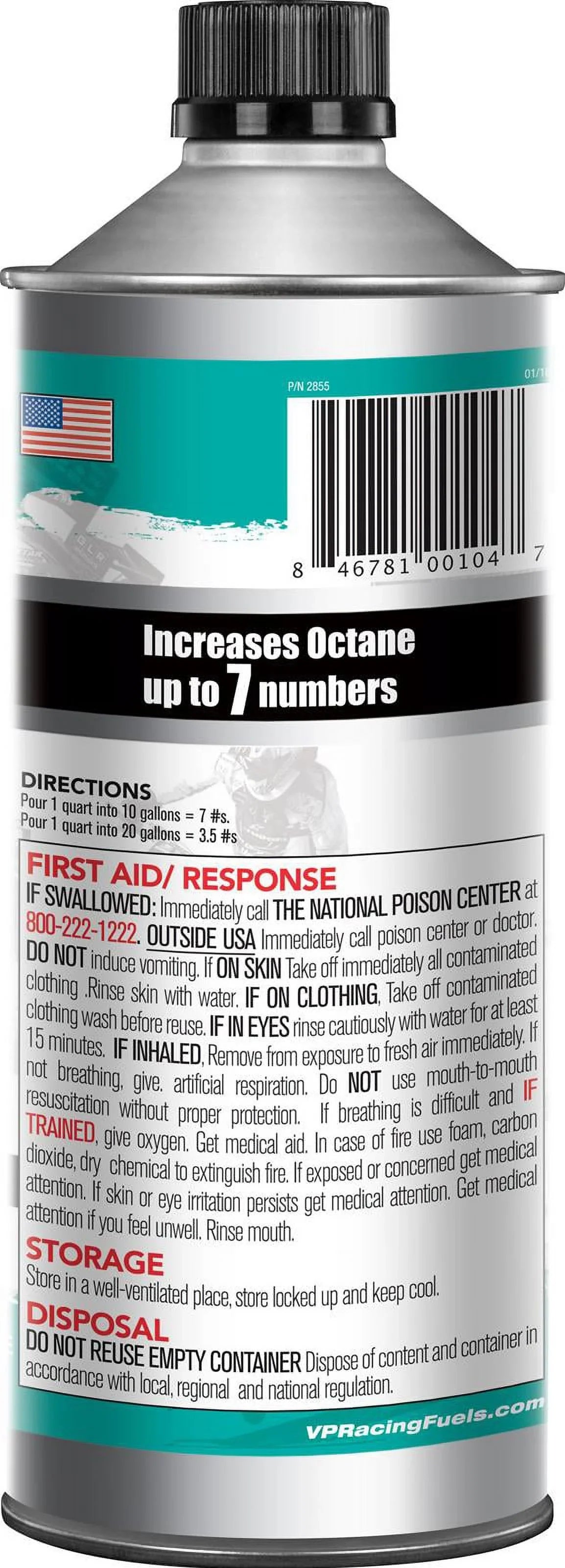 Racing Octanium Octane Unleaded 32 oz  - Treats 10 gallons fuel 29505