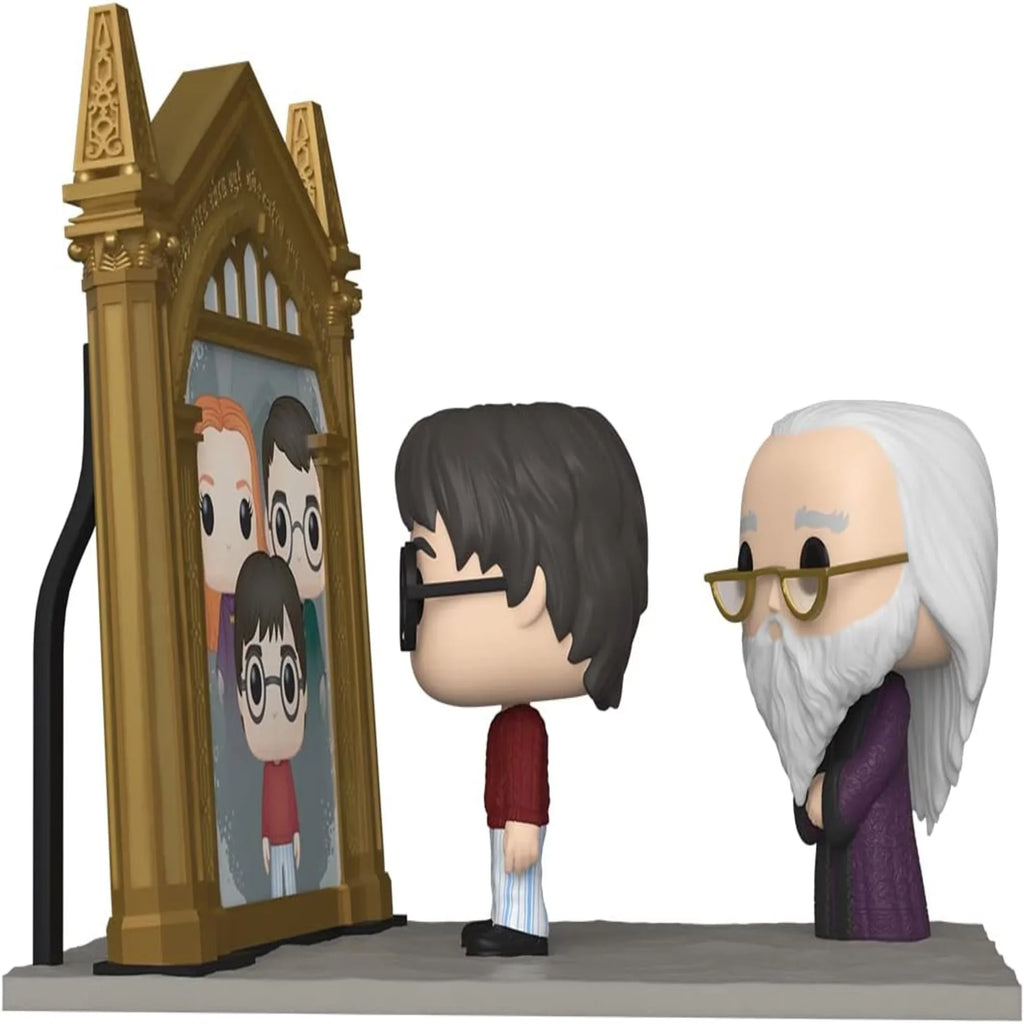 Funko: ! Movie Moment Harry Potter and Albus Dumbledore with The Mirror Erised, Grow Your Wizarding World Collection Today, Vinyl Collectible, Exclusive Item!