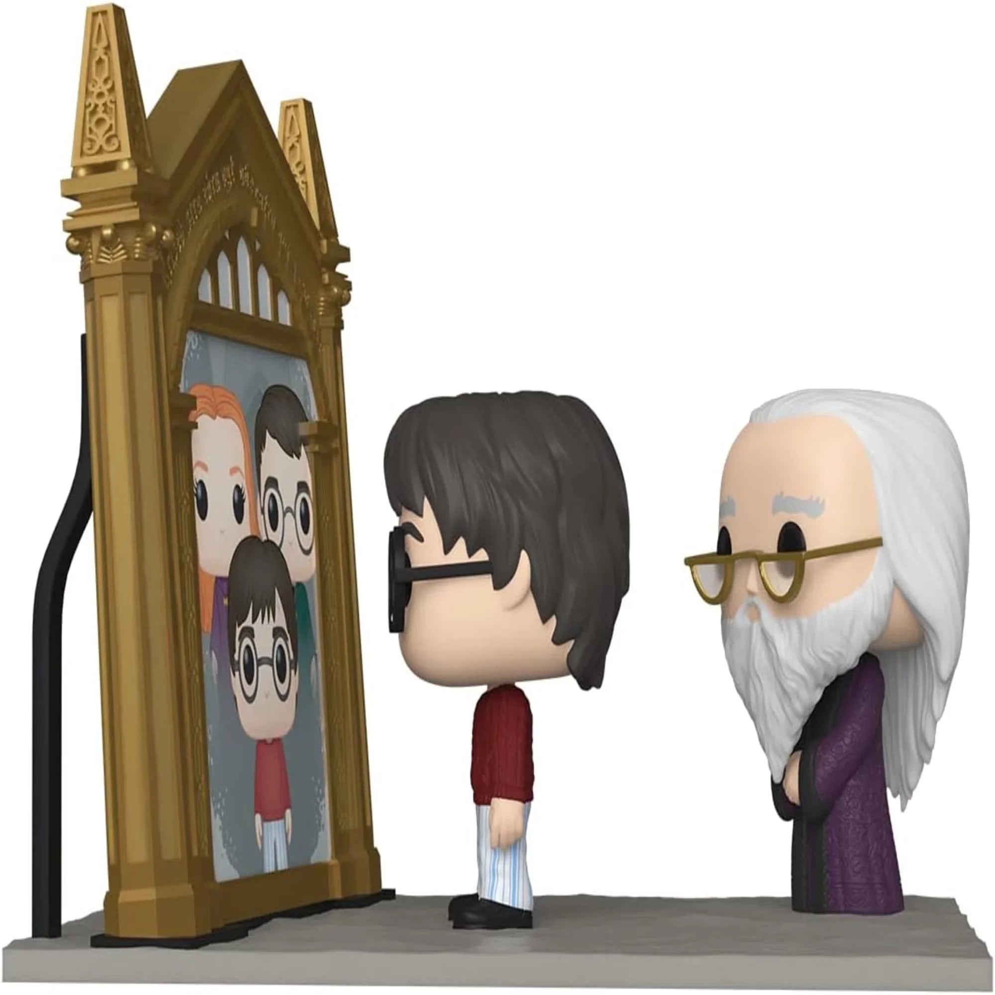 Funko: ! Movie Moment Harry Potter and Albus Dumbledore with The Mirror Erised, Grow Your Wizarding World Collection Today, Vinyl Collectible, Exclusive Item!