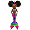 Aaliyah Mermaid Unicorn Doll with Iridescent Tail and Matching Top - 16 inch