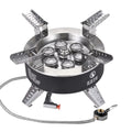 ammoon High  Camping Stove, 18000W Piezo Ignition Gas Stove, Windproof Backpacking Stove, Fishing Hiking Traveling