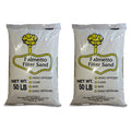 Palmetto Filter Sand for Residential Commercial Pool Filters, 50lb (2 Pack)