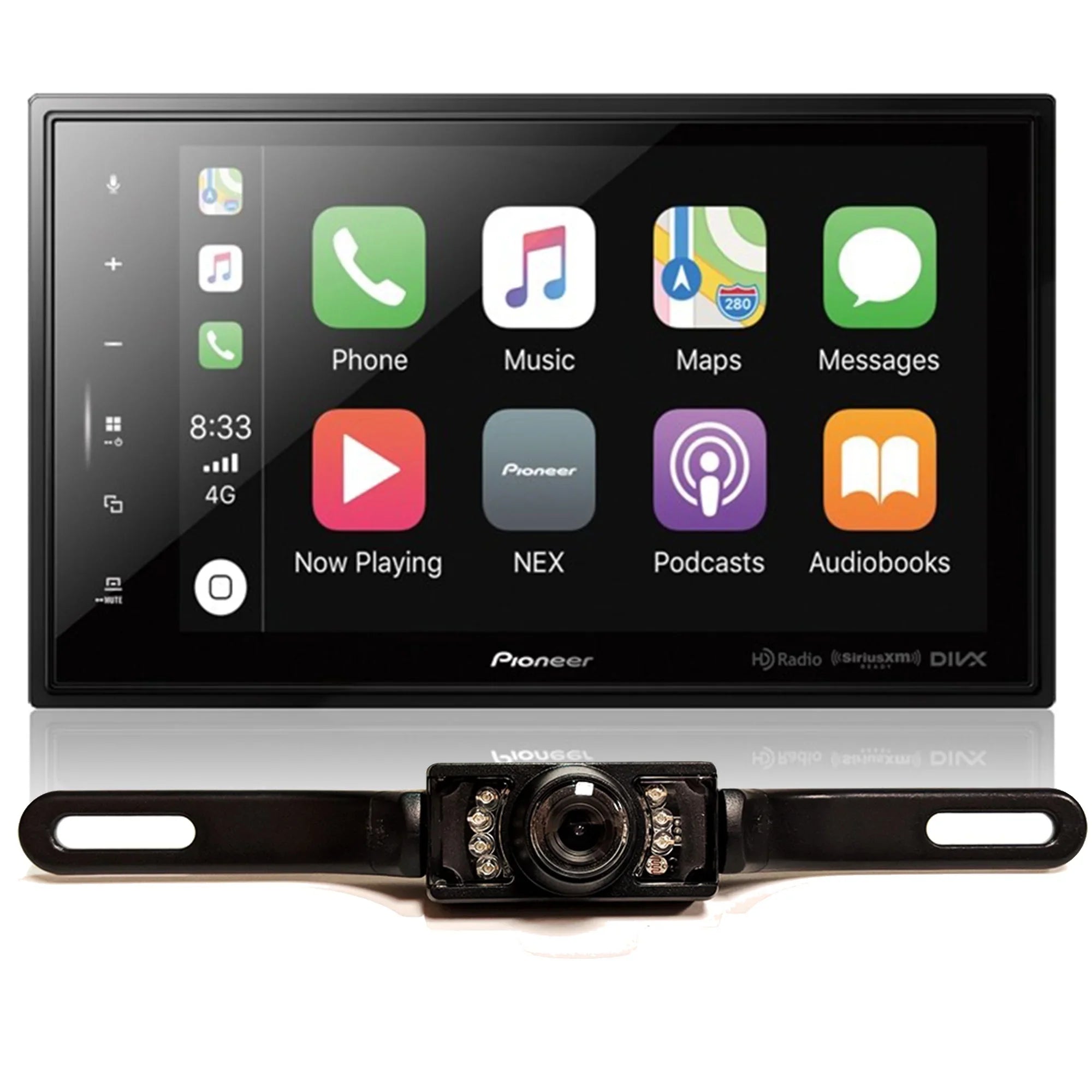 New Pioneer - Modular Digital Media Unit + License Plate Cam
