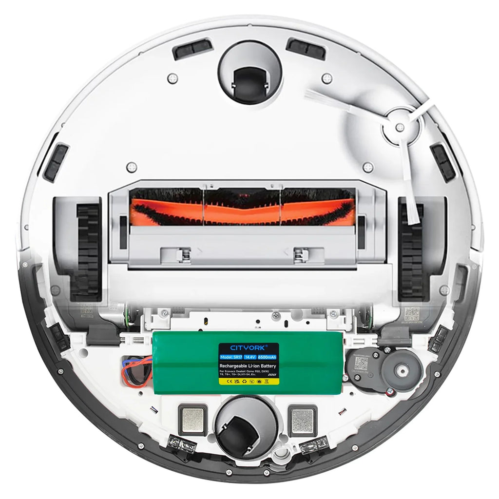 Robot Vacuum Cleaner Li-ion Battery Sweeping Mopping Rechargeable Battery Replacement For Ecovacs Deebot  Ozmo    950    -54-14.8V 6200mAh