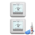 2-Pack Honeywell /  Pro Programmable Thermostat +  Cleaner