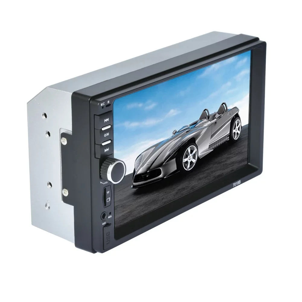 Car Radio Double Din Car Stereo 7"  Touch Screen in-Dash Head Unit with Bluetooth Support Mirror Link/////  +Rear View Camera& Remote Control