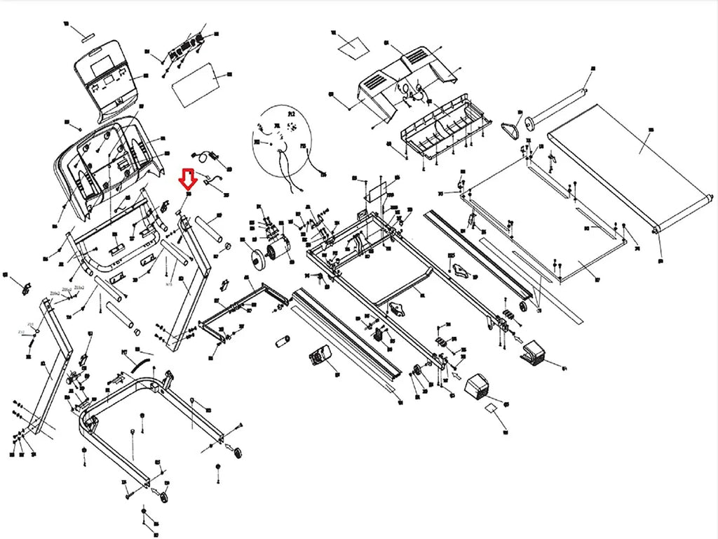 Main Wire Harness 074620 Works  Horizon Fitness Gear 821T -  Treadmill