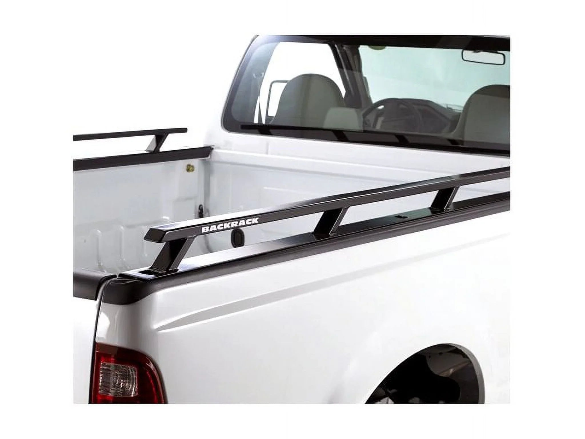 by RealTruck Side Rails to use w/ Standard Bed | Black, No Drill | 65509 | Compatible with 2017-2020 Ford -250/-350 6.5' Bed